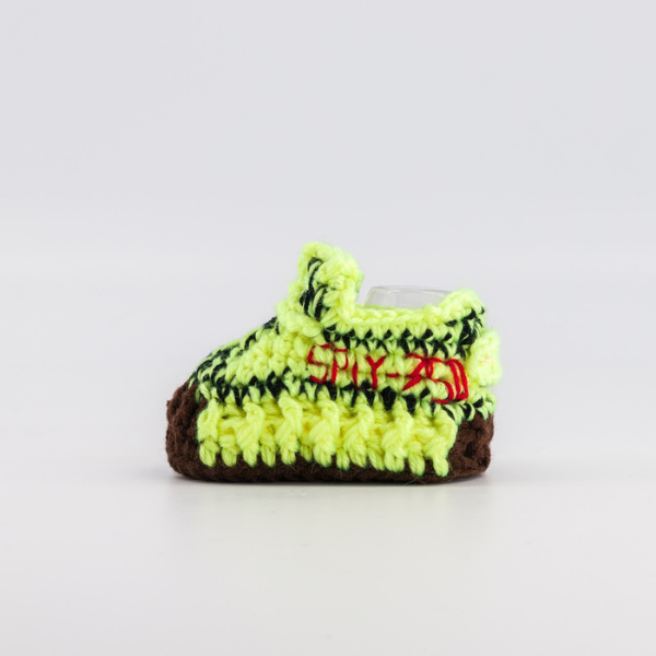 Baby Crochet Sneakers - YZY Frozen - Baby Sneakers Shop - unisex baby crochet shoes