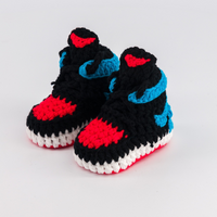 Thumbnail for Baby Crochet Sneakers - AJ Top 3 - Baby Sneakers Shop - unisex baby crochet shoes