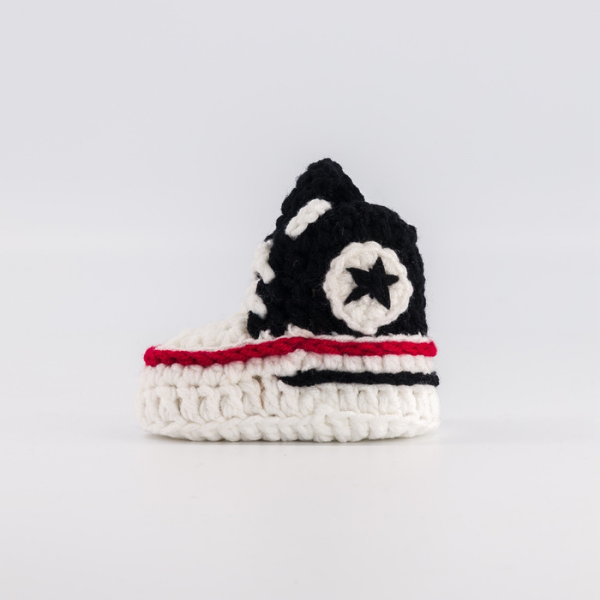 Baby Crochet Sneakers Taylor Black