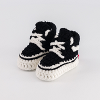 Thumbnail for Baby Crochet Sneakers - Vans SK8 - Baby Sneakers Shop - unisex baby crochet shoes