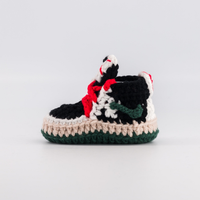 Thumbnail for Baby Crochet Sneakers - AJ Low Travis Kaki - Baby Sneakers Shop - unisex baby crochet shoes