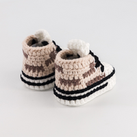 Thumbnail for Baby Crochet Sneakers - Converse Mix