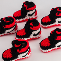 Thumbnail for Baby Crochet Sneakers - AJ Chicago