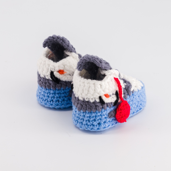 Baby Crochet Sneakers - Air Max O-W - Baby Sneakers Shop - unisex baby crochet shoes