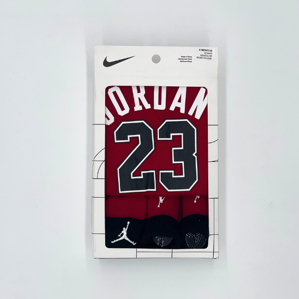 Baby Gift Pack - Jordan Jersey Red (3 Set)