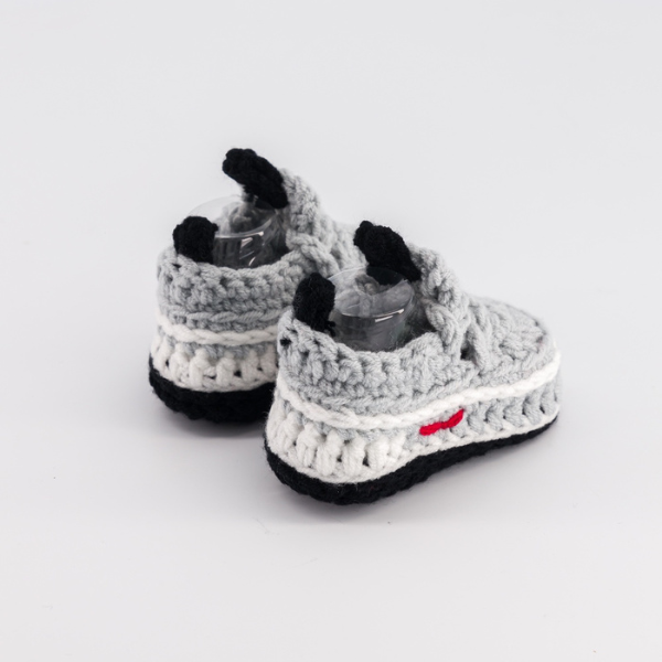 Baby Crochet Sneakers - Air Max Bullet - Baby Sneakers Shop - unisex baby crochet shoes