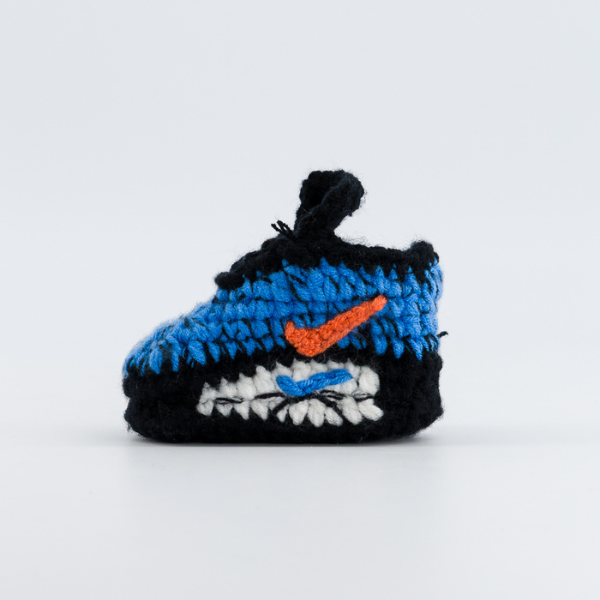 Baby Crochet Sneakers - Requin Blue