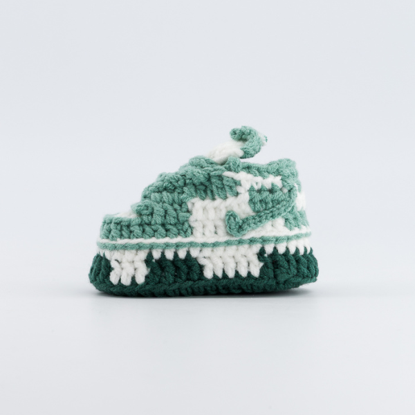 Baby Crochet Sneakers - Dunk Mint