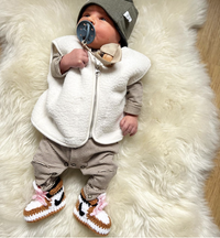 Thumbnail for Baby Crochet Sneakers - AJ1 Travis Scott