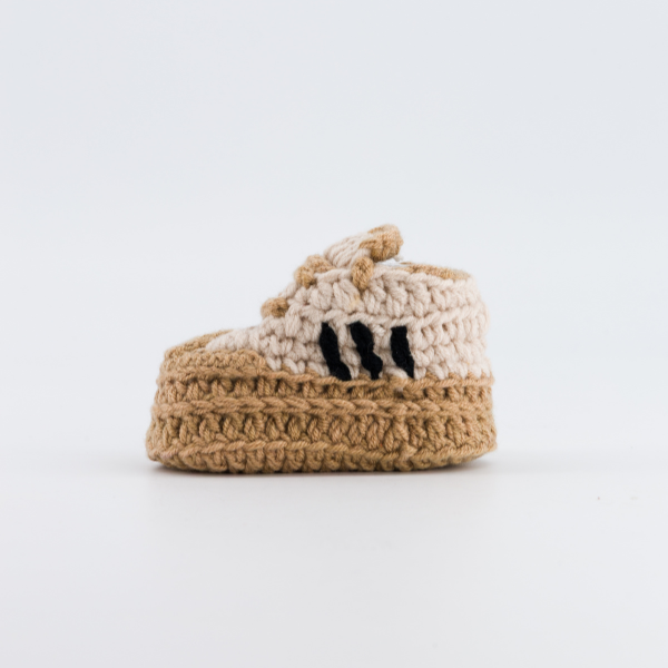 Baby Crochet Sneakers - Samba OG Cream