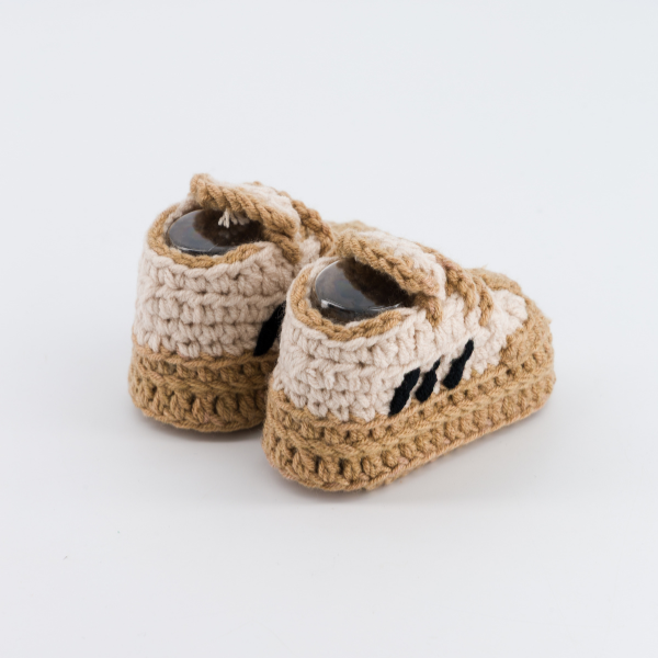 Baby Crochet Sneakers - Samba OG Cream