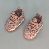 Thumbnail for Baby Crochet Sneakers - Air Max Pink
