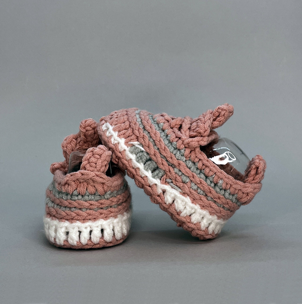 Baby Crochet Sneakers - Air Max Pink