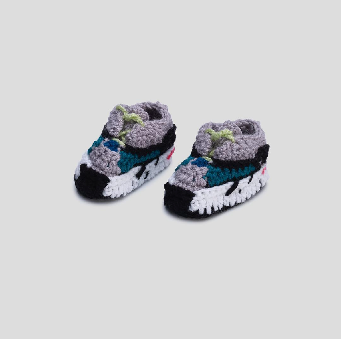 newborn baby crochet shoes yeezy