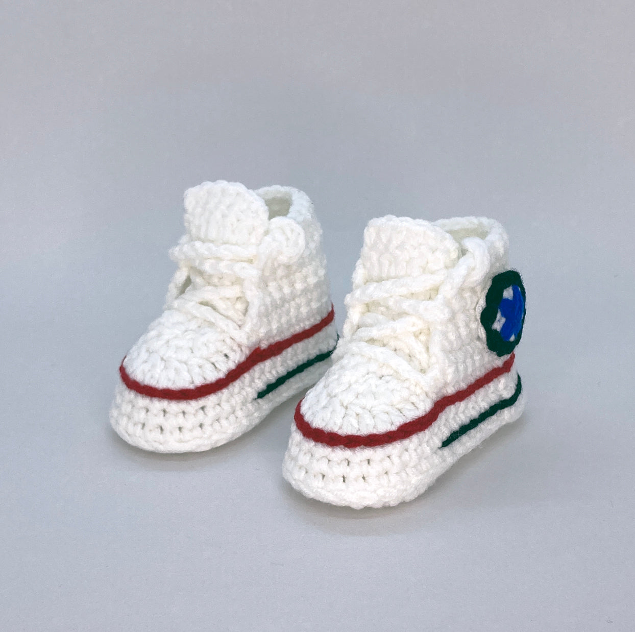 Crochet converse baby tennis shoes Clearance