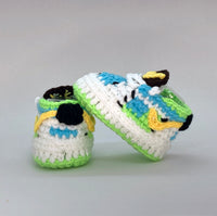 Thumbnail for Baby Crochet Sneakers - Dunk Ben & Jerry's - Baby Sneakers Shop - unisex baby crochet shoes