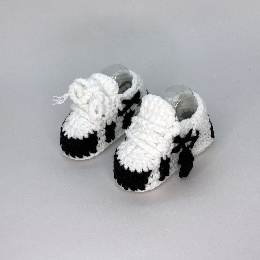 Baby Crochet Sneakers - Off White Vans - Baby Sneakers Shop - unisex baby crochet shoes