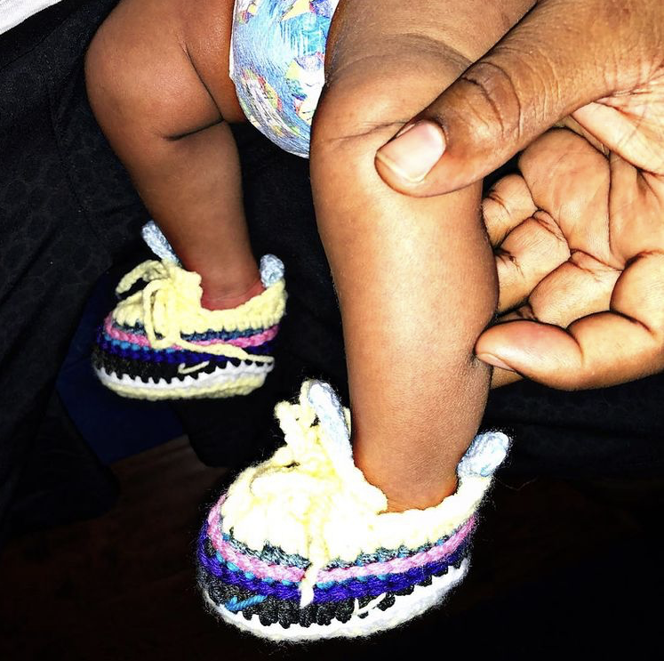 social proof newborn crochet shoes nike air max