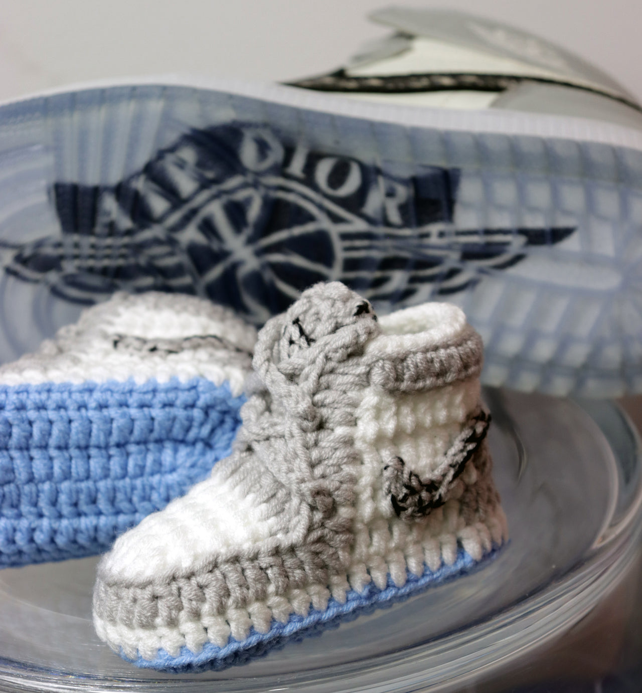 Baby Gifts Dior Baby Born Baby Crochet Shoes AJ1 Christian Baby