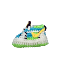 Thumbnail for Baby Crochet Sneakers - Dunk Ben & Jerry's - Baby Sneakers Shop - unisex baby crochet shoes