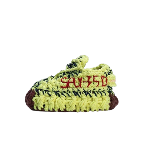 Baby Crochet Sneakers - YZY Frozen - Baby Sneakers Shop - unisex baby crochet shoes