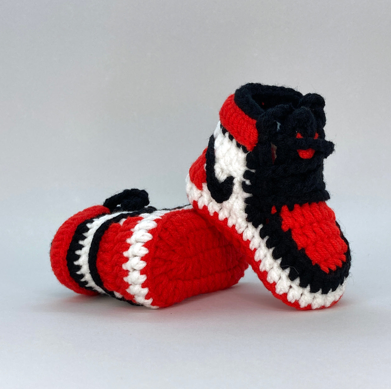 baby crochet shoes AJ1 chicago