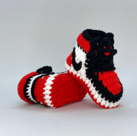 Thumbnail for baby crochet shoes AJ1 chicago