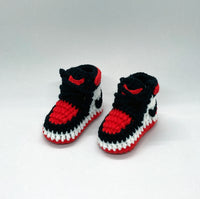 Thumbnail for newborn crochet shoes air jordan 1