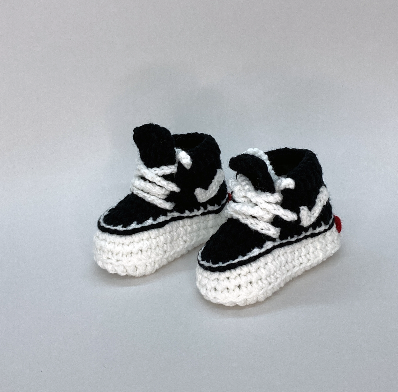 Baby Crochet Sneakers - Vans SK8 - Baby Sneakers Shop - unisex baby crochet shoes