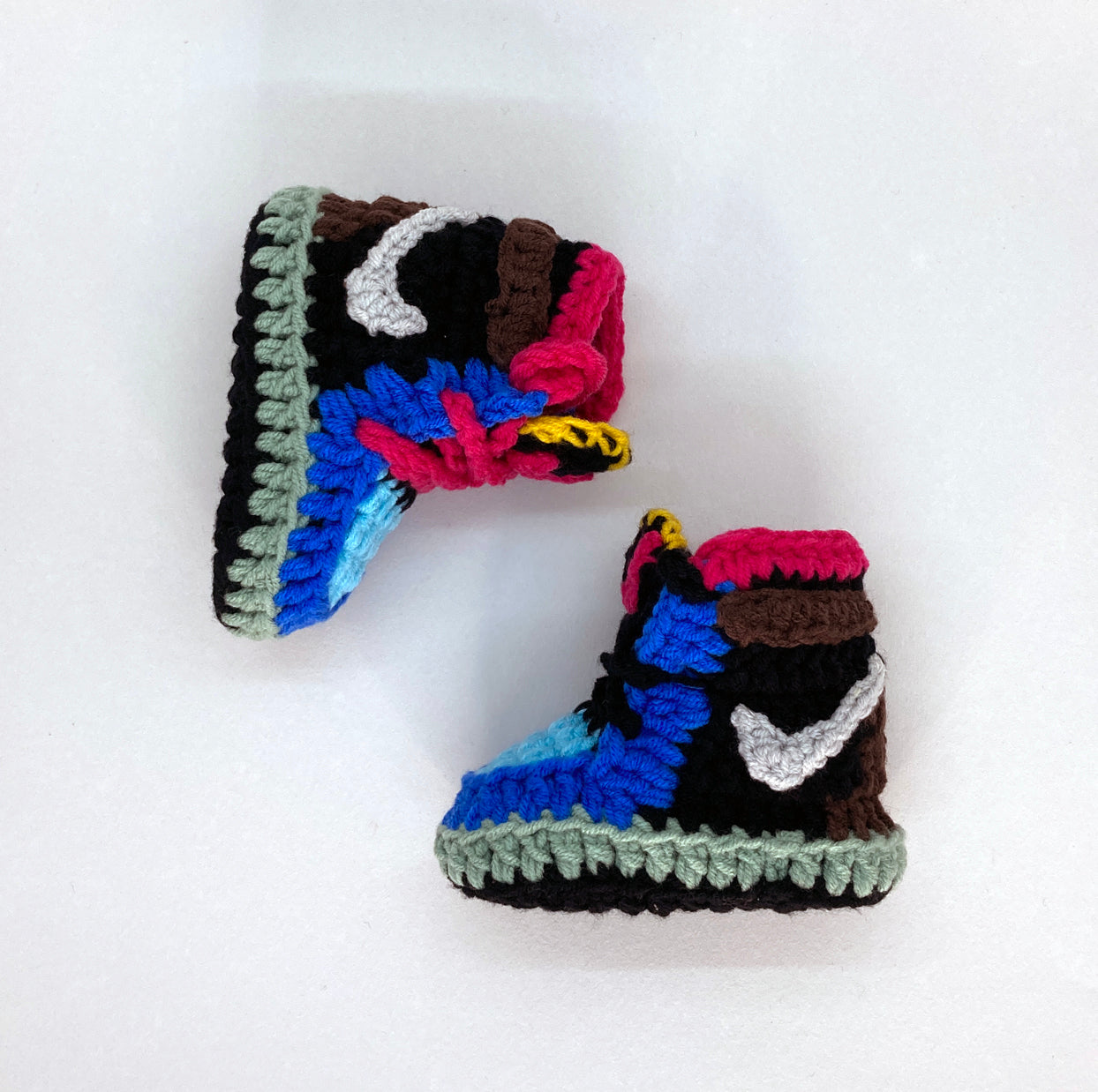 Baby Crochet Sneakers - AJ Biohack - Baby Sneakers Shop - unisex baby crochet shoes
